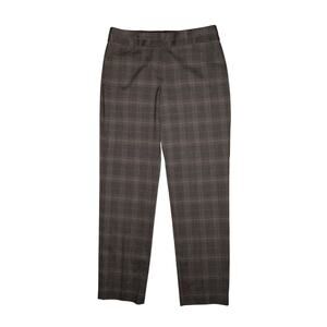 NEW DIRECTIONS‎ NEW $49 Gray Plaid Slim Leg Dress Pants Stretch  Size 8